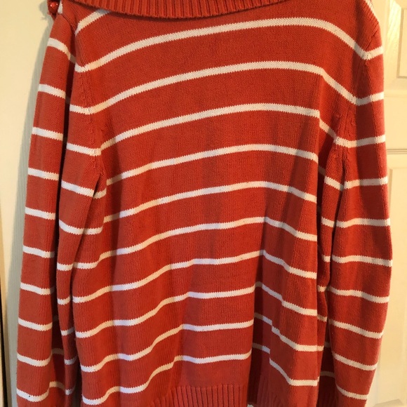 Women’s Plus Orange Sweater - Picture 2 of 2